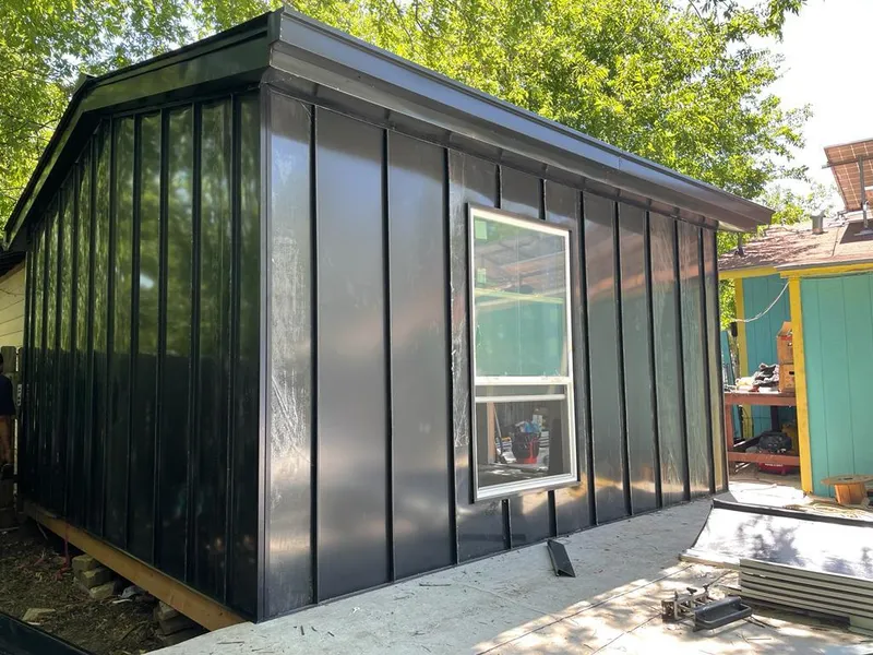 Black standing seam metal wall panels for Roof Inspection in Chicago Ridge